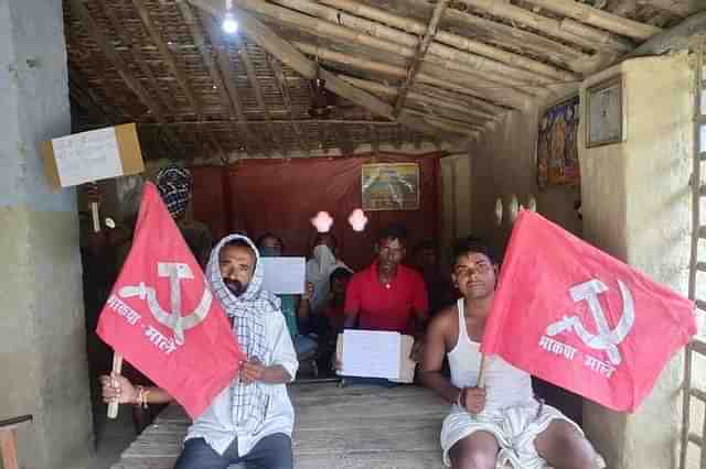 CPIML Liberation Flags in Bihar (Facebook) 