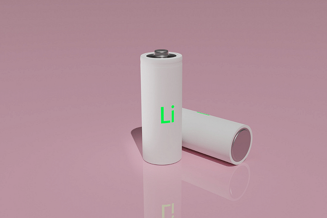 A lithium ion battery