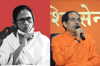 Mamata Banerjee - left, Uddhav Thackeray - right
