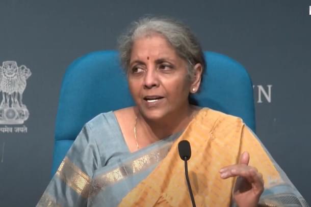 Union Finance Minister Nirmala Sitharaman. (Twitter)