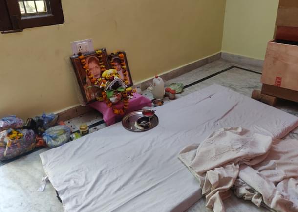 A picture of Dolly and Meenakshi at the Singh house