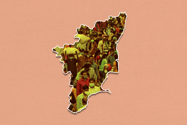 Map of Tamil Nadu.&nbsp;