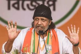 Mithun Chakraborty at BJP rally