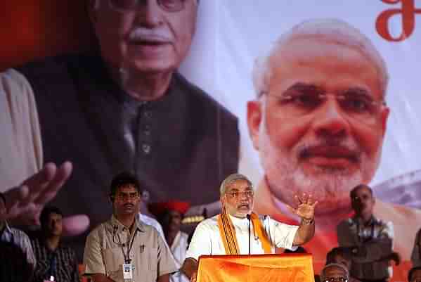 Narendra Modi during a rally.