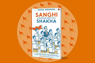 The cover of Rahul Roushan’s book, Sanghi Who Never Went To A Shakha.