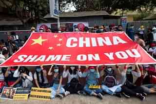 An anti-China protest. Representative Image.