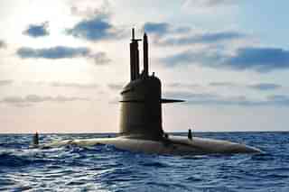An Scorpene-class submarine of the Indian Navy.&nbsp;