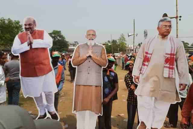 Scene from a BJP meeting in West Bengal (Twitter) 