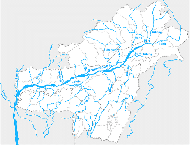 Brahmaputra river basin in India.&nbsp;