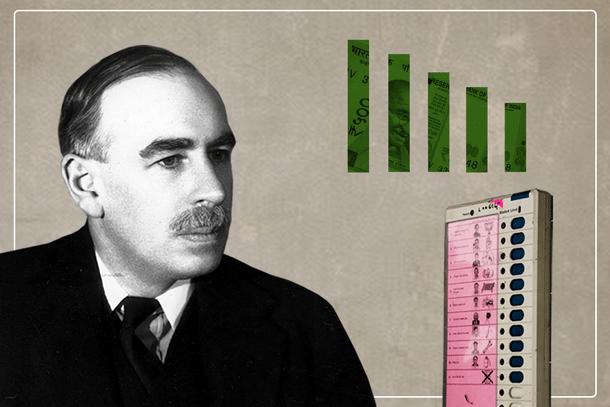 Economist John Maynard Keynes (Illustration: Swarajya Magazine)