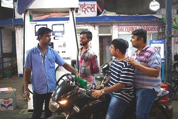 A petrol pump in India (Photo by Karen Dias/Bloomberg via Getty Images)