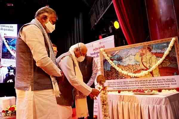 Kerala Governor Arif Mohammad Khan inaugurating the event on Netaji (PIB)