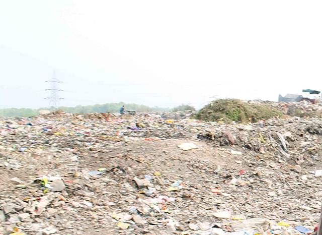 Sewage dump in the middle of the city in Siliguri