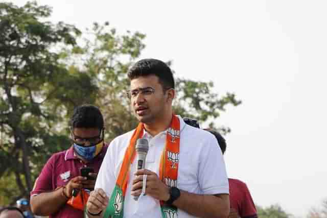 Tejasvi Surya in Coimbatore (Twitter)