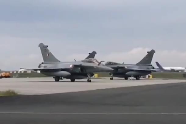 IAF's Rafale fighter Jet (Pic Via Twitter)