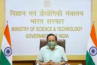 Dr Harsh Vardhan, Union Minister for Science and Technology, at a meeting on PRISM scheme.