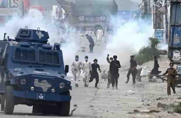 Anti France protest in Pakistan (@thehill/Twitter)