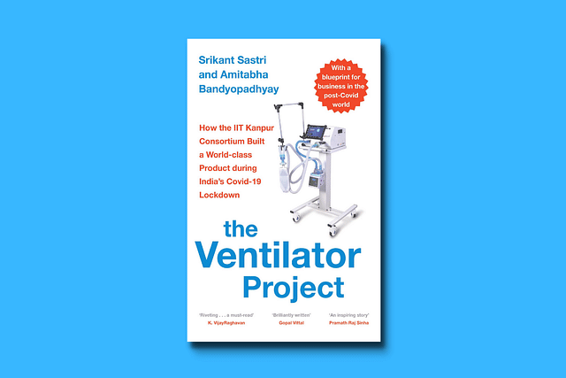 The book cover for The Ventilator Project