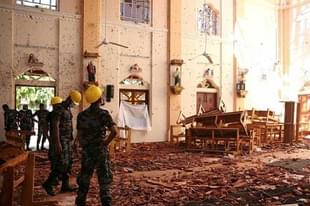 Aftermath of terror attack at a Church on Easter in 2019 (@news_ghana/Twitter)