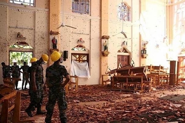 Aftermath of terror attack at a Church on Easter in 2019 (@news_ghana/Twitter)