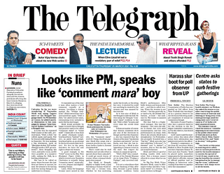 Front Page (25 March); report <a href="https://epaper.telegraphindia.com/imageview_357198_71125333_4_71_25-03-2021_1_i_1_sf.html">one </a>and <a href="https://epaper.telegraphindia.com/imageview_357198_71135954_4_71_25-03-2021_1_i_1_sf.html">two</a>.