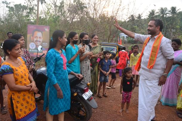 K Surendran, BJP’s candidate from Manjeshwaram.