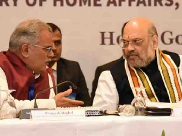 Amit Shah and Bhupendra Baghel