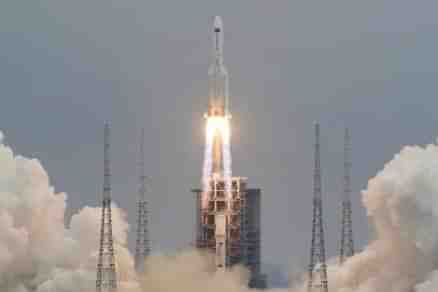 The Long March 5B launch.