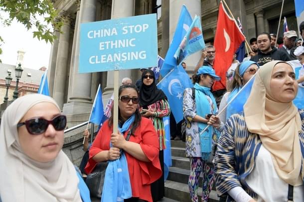 Protests against China. (Facebook)