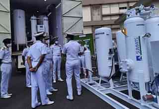 Mobile oxygen plant developed by Indian Navy (Defence PRO Visakhapatnam)