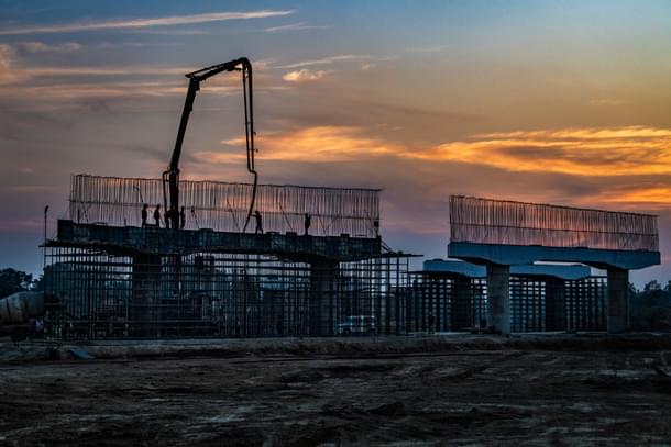 Under construction expressway in Uttar Pradesh. 
