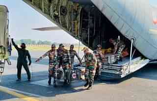 Indian armed forces intensify efforts to help the nation fight the pandemic. 