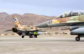 Israeli F-16s. &nbsp;