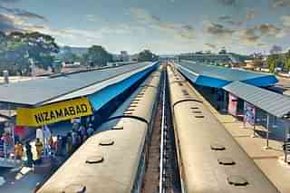 Nizamabad railway station, Telangana.
