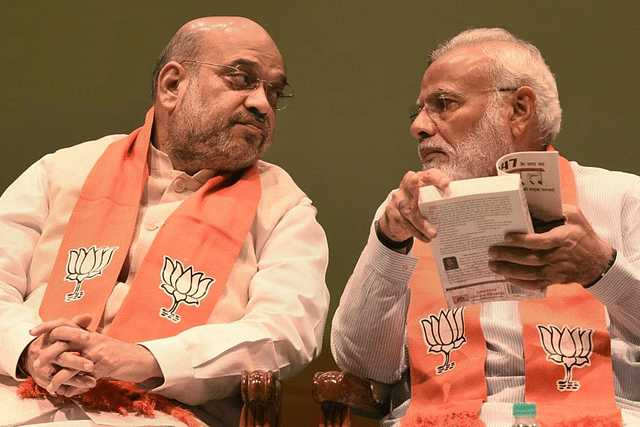 Prime Minister Narendra Modi and Home Minister Amit Shah