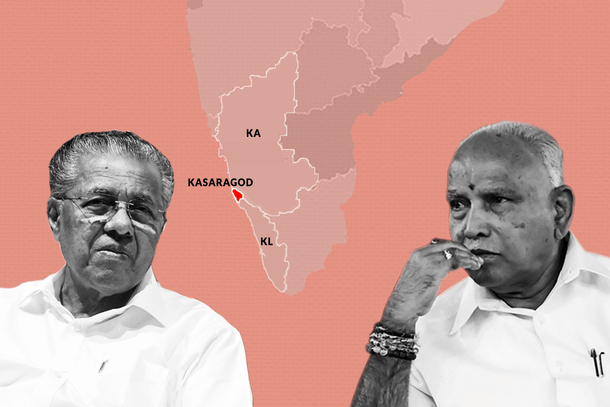 Kerala CM Pinarayi Vijayan and Karnataka CM B S Yediyurappa.