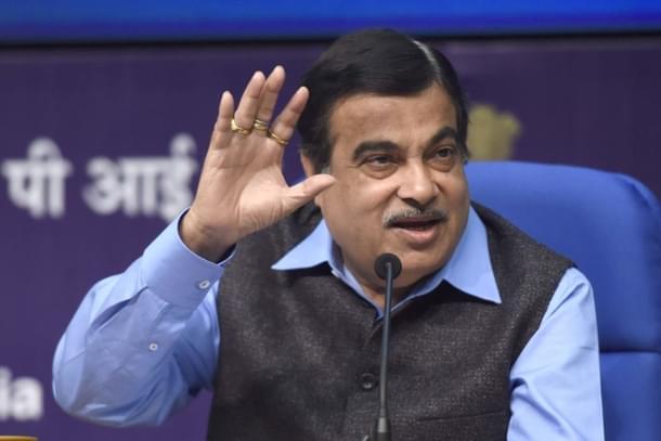 Road Transport Minister Nitin Gadkari.  (Sonu Mehta/Hindustan Times via GettyImages)