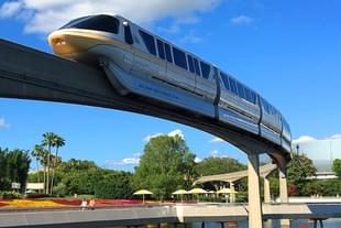 An artist's impression of the monorail project.