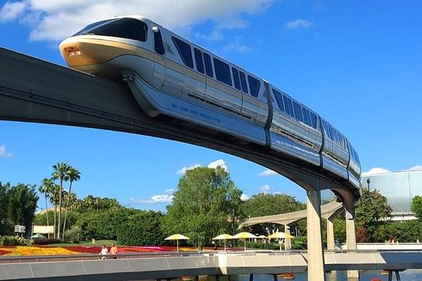 An artist's impression of the monorail project.