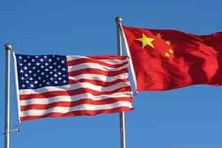 United States and China flag