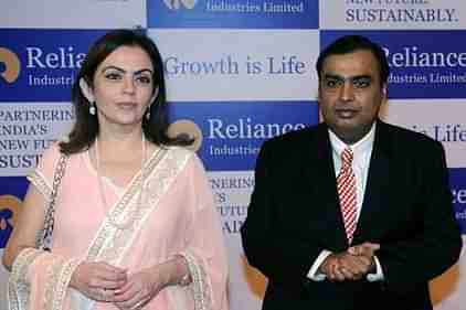 Nita and Mukesh Ambani.