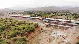 First double stack container train run between Mundra and CONCOR MMLP in Rajasthan