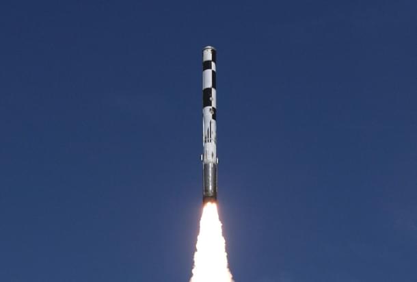 BrahMos supersonic cruise missile. 
