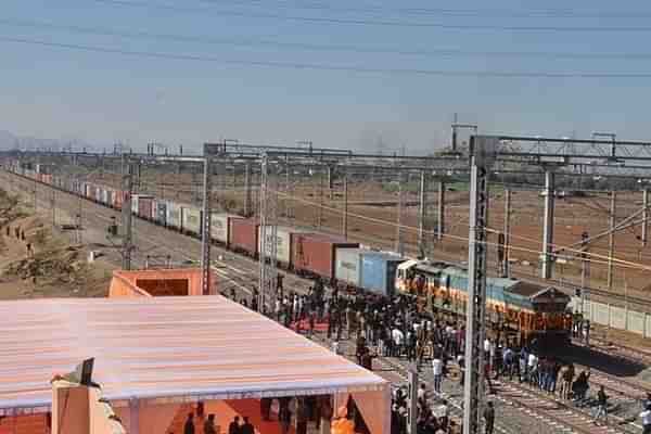 A double stack train on the Western DFC (representative image)