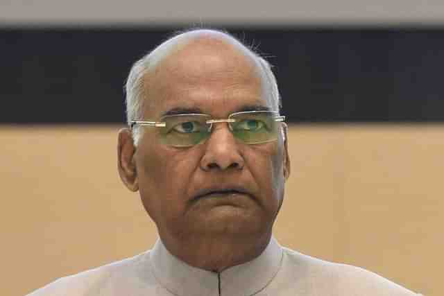 President Ram Nath Kovind. (Vipin Kumar/Hindustan Times via Getty Images)