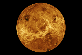 Computer simulated global view of Venus; Source: NASA/Jet Propulsion Laboratory-Caltech
