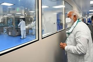 PM Modi at SII unit, Pune (file photo)