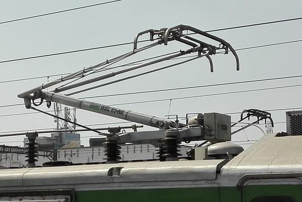 The pantograph — which helps in railway locomotion through electricity — thus reducing the carbon footprint.