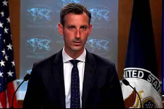 US State Department Spokesperson Ned Price (Screenshot photo)