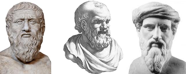 Plato, Democritus and Pythagoras - their influence continues